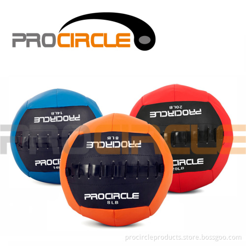 Fitness Equipment PU Leather Medicine Wall Ball (PC-MB1046-1053)